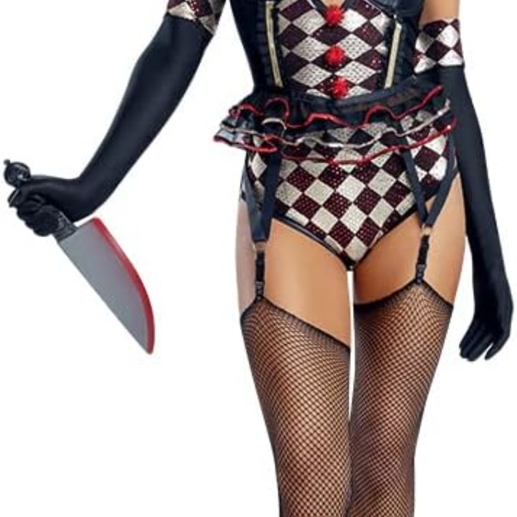 Stand Out In Women's Killer Clown Costume - Size Medium & Eye-Catching Design